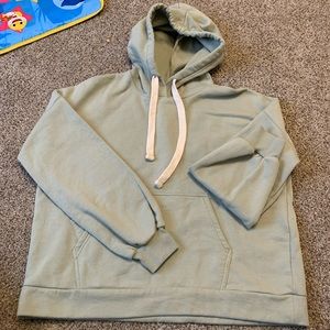 Zenana Semi-Cropped Hoodie Boutique XL Sage Green